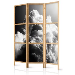 Japanischer Paravent - Clouds Like from Dreams: Let the Sun Illuminate Your Day – A Visual Feast