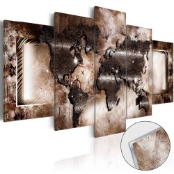 Acrylglasbild - Platinum Map