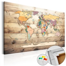 Korkbild - The World at Your Fingertips