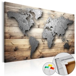 Korkbild - Silver World