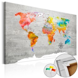Korkbild - Multicolored Travels