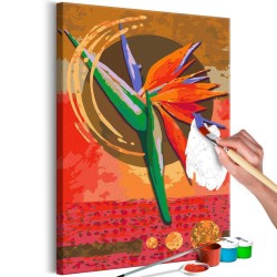 Malen nach Zahlen - Strelitzia
