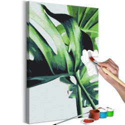 Malen nach Zahlen - Monstera Adansonii