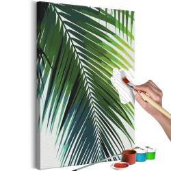 Malen nach Zahlen - Green Plume