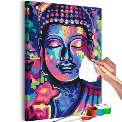 Malen nach Zahlen - Buddhas Crazy Colors