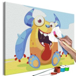 Malen nach Zahlen - Cute Monster