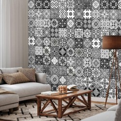 Tapete - Arabesque - Black& White