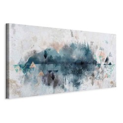 Leinwandbild - Geometric Landscape (1 Part)