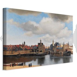 Leinwandbild - Jan Vermeer – View of Delft