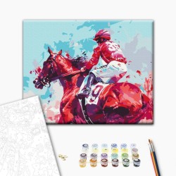 Malen nach Zahlen - Winning race