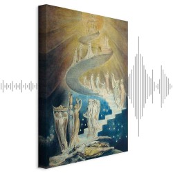 Leinwandbild - William Blake – Jacob’s Ladder