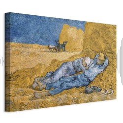 Leinwandbild - Vincent van Gogh – Noon: Rest from Work