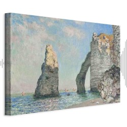 Leinwandbild - Claude Monet – Cliffs at Étretat