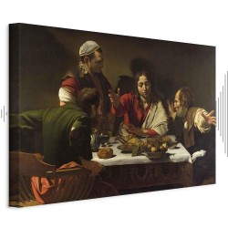 Leinwandbild - Caravaggio – Supper at Emmaus