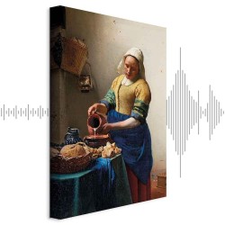 Leinwandbild - Jan Vermeer – The Milkmaid