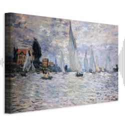 Leinwandbild - Claude Monet - Sailboats, Regatta in Argenteuil