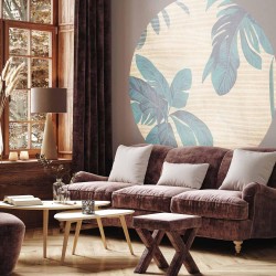 Runde Fototapete - Misty tropics
