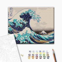 Malen nach Zahlen - Hokusai Katsushika – The Great Wave off Kanagawa