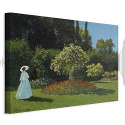 Leinwandbild - Claude Monet – Woman in the Garden