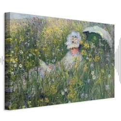 Leinwandbild - Claude Monet – In the Meadow
