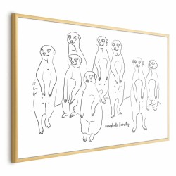 Poster - Meerkat Family
