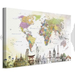 Leinwandbild - Wonders of the World (1 Part) Wide