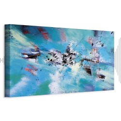 Leinwandbild - Snow Fun (1 Part) Narrow