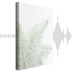 Leinwandbild - Velvet Green (1 Part) Vertical