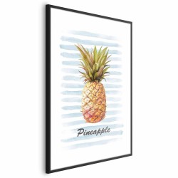 Poster - Pineapple and Stripes