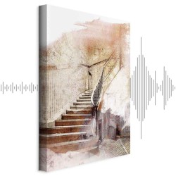 Leinwandbild - Secret Stairs (1 Part) Vertical