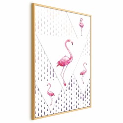 Poster - Flamingo Family