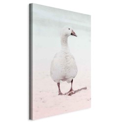 Leinwandbild - Winter Duck (1 Part) Vertical