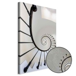 Leinwandbild - Endless Stairs (1 Part) Vertical