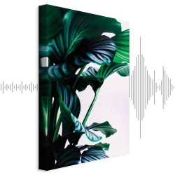 Leinwandbild - Springy Leaves (1 Part) Vertical
