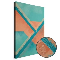 Leinwandbild - Stairs Composition (1 Part) Vertical