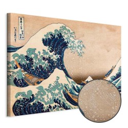 Leinwandbild - The Great Wave off Kanagawa (Reproduction)