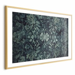 Poster - Carpet Ornaments in Emerald Shades