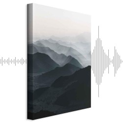 Leinwandbild - Parallel Ridges (1 Part) Vertical