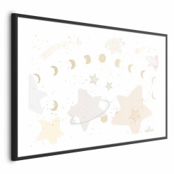 Poster - Moon and Stars