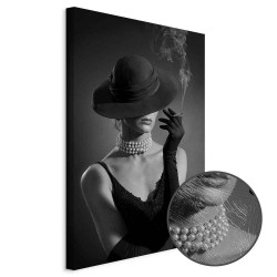 Leinwandbild - Black Elegance (1 Part) Vertical