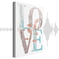 Leinwandbild - Flourishing Letters (1 Part) Vertical