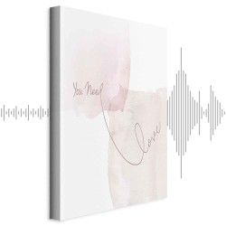 Leinwandbild - You Need Love (1 Part) Vertical