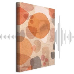 Leinwandbild - Amber Kaleidoscope (1 Part) Vertical