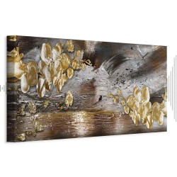 Leinwandbild - Golden Garden (1 Part) Narrow