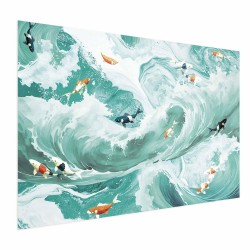 Poster - Fish and Waves