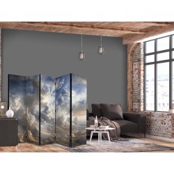 Paravent - Golden Reflections on Clouds Foreshadowing Dusk