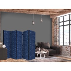 Paravent - Cosmic Inspirations - Pattern with Stars and Constellations on a Dark Background