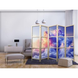 Japanischer Paravent - Clouds Like Painted: Artistic Brushes of Dawn Painting the Sky