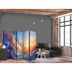 Paravent - Sunset Over a Cloudy Sea: A Marvelous Symphony of Colors