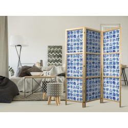 Japanischer Paravent - Ceramic Tiles - Traditional Portuguese Blue Tiles Azulejos